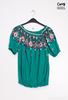 Picture of CURVY GIRL GYPSY TOP WITH EMBROIDERY